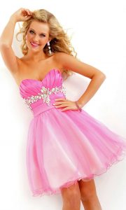 Short Strapless Prom Dresses