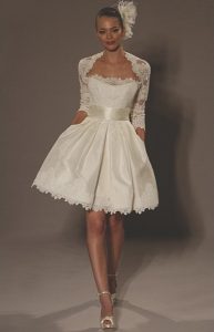 Short White Wedding Dress