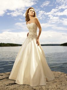 Strapless Beach Wedding Dresses