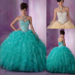 Teal Quinceanera Dress