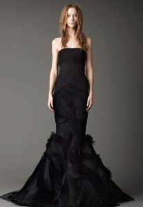 Vera Wang Black Wedding Dress