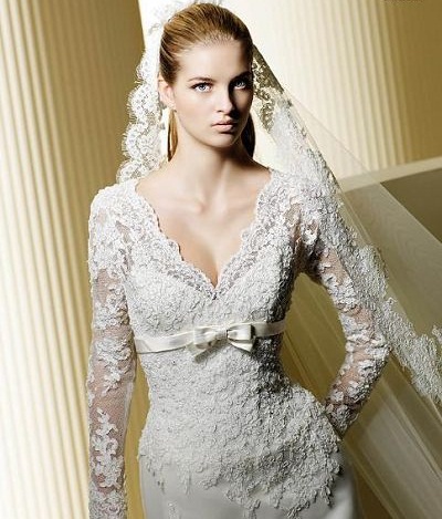 Lace Wedding Dress | DressedUpGirl.com