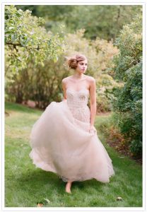 Wedding Dresses in Blush