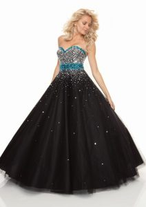 Black Ball Gown Prom Dresses