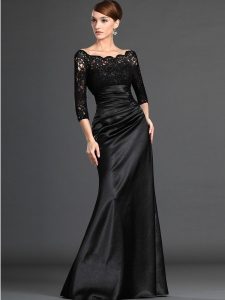 Black Long Sleeve Prom Dress
