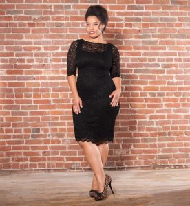 Black Plus Size Cocktail Dresses