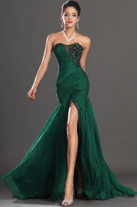 Green Mermaid Prom Dress