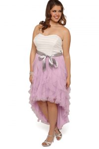High Low Plus Size Prom Dresses