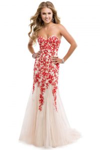 Lace Corset Prom Dress