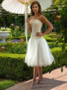 Lace Short Wedding Dress