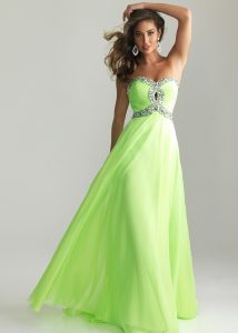 Lime Green Prom Dress