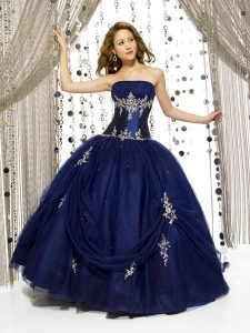 Long Blue Prom Dresses