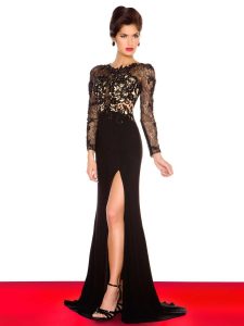 Long Sleeved Prom Dress