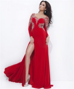 Long Sleeved Prom Dresses