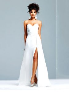 Long White Prom Dress