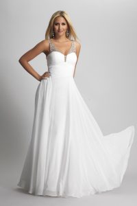 Long White Prom Dresses