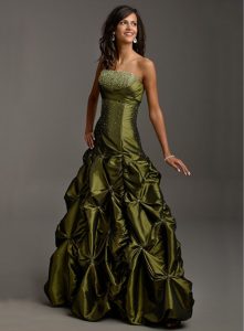 Olive Green Prom Dresses