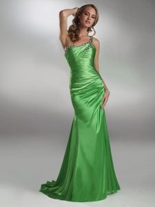 One Shoulder Mermaid Prom Dresses