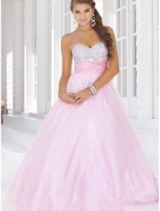 Pink Ball Gown Prom Dresses