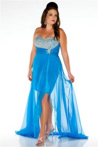 Plus Size High Low Prom Dresses