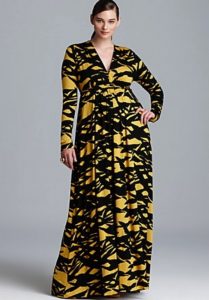 Plus Size Long Sleeve Maxi Dress