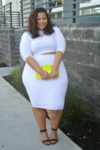 Plus Size White Club Dresses