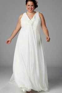 Plus Size White Evening Dresses