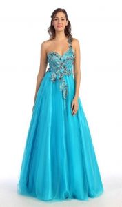 Prom Dress Turquoise