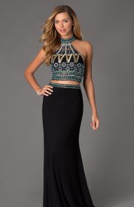 Two Piece Prom Dress