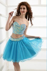 Two Piece Short Prom Dress