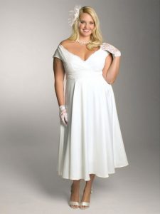 White Lace Dress Plus Size