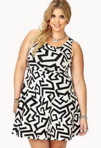 Plus Size Skater Dresses for Women