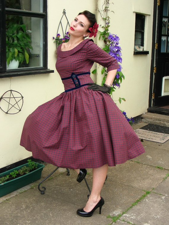 plus size vintage dresses