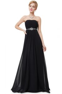 Black Chiffon Maxi Dress