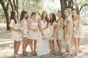 Champagne Bridesmaids Dresses
