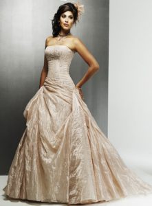 Champagne Colored Wedding Dresses