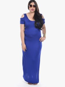 Long Blue Maxi Dress