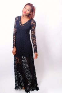 Long Sleeve Lace Maxi Dress