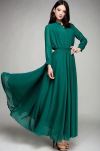 Maxi Dresses with Long Sleeves