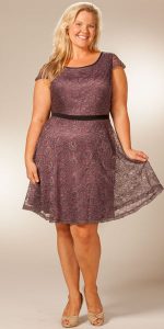 Plus Size Dress with Sleeves