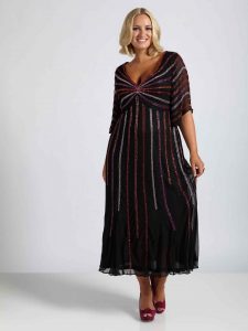 Plus Size Party Dresses with Sleeves