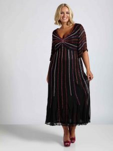 Plus Size Party Dresses with Sleeves