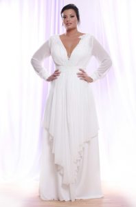 Plus Size Wedding Dresses with Long Sleeves