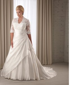 Plus Size Wedding Dresses with Sleeves