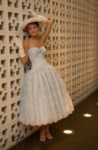 Vintage Tea Length Wedding Dress