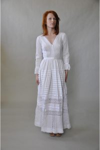 Vintage White Maxi Dress