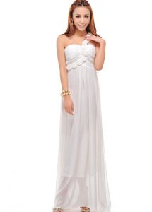 White Chiffon Maxi Dress