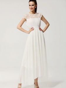 White Maxi Dress with Sleeves