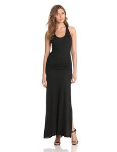 Black Drop Waist Maxi Dress