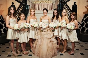 Champagne Color Bridesmaid Dresses